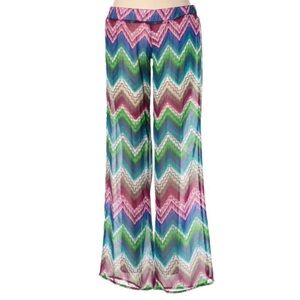 L*Space semi sheer bright cover up‎ pants small